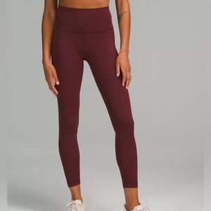 lululemon Align™ High-Rise Pant 28" Color Red Merlot